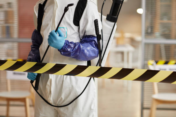Professional Sewage Cleanup technician working in Granger, IN